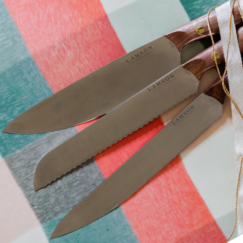 Lamson 8" Vintage Bread Knife with Walnut Handle
