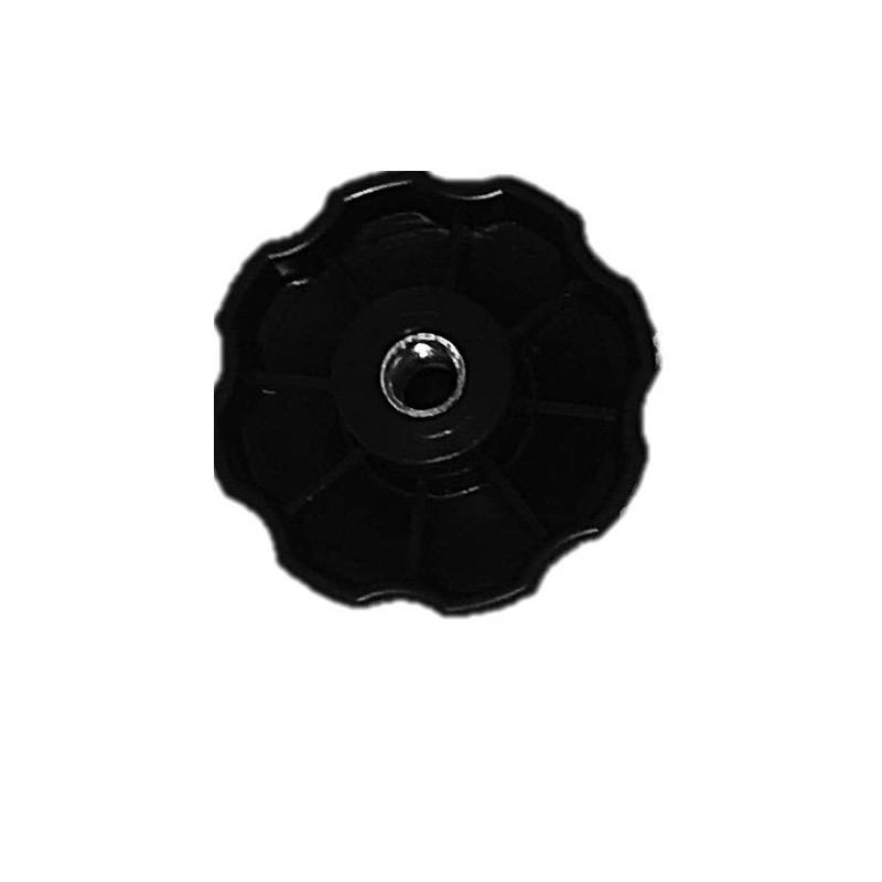 5 pcs Black 8 Star Knob, Female 3/8 -16