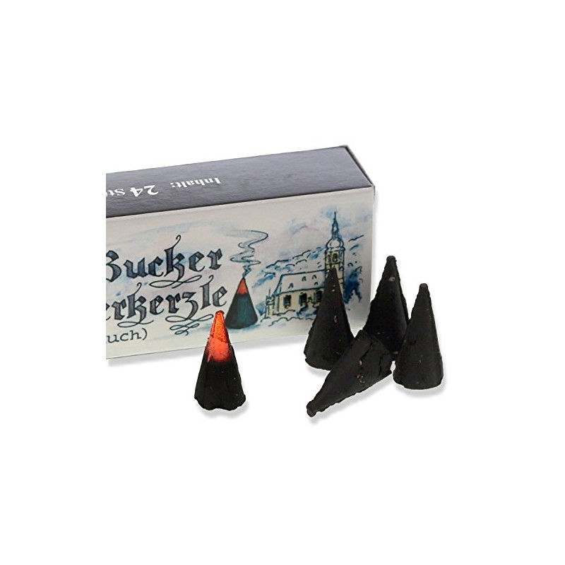 Bockauer Räucherkerzen Erzgebirgische Aecht Bucker Raacherkerzle - Real, Incense Fragrance:
