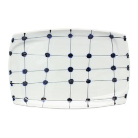 Hasami ware Duchess Spine Kiln Point Lattice 渕 Replacement Corner Plate 16 – 107 