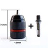 Ptazucv 1.5-13mm Keyless Drill Chuck Duty 1/2''-20UNF, With 3/8" SDS-Plus