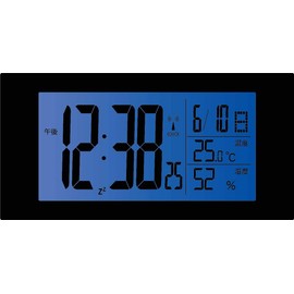 MAG T-743BR-Z Alarm Clock, Radio Wave, Digital Wood Line, Backlight, Snooze Function, Wood Grain Style, Brown