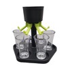 Creative gathering hexagonal wine dispenser, fair pouring dispenser, wine glass