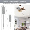 100-inch Extra-Long Dusters, Cleaner Tools with Extension Pole and Bendable