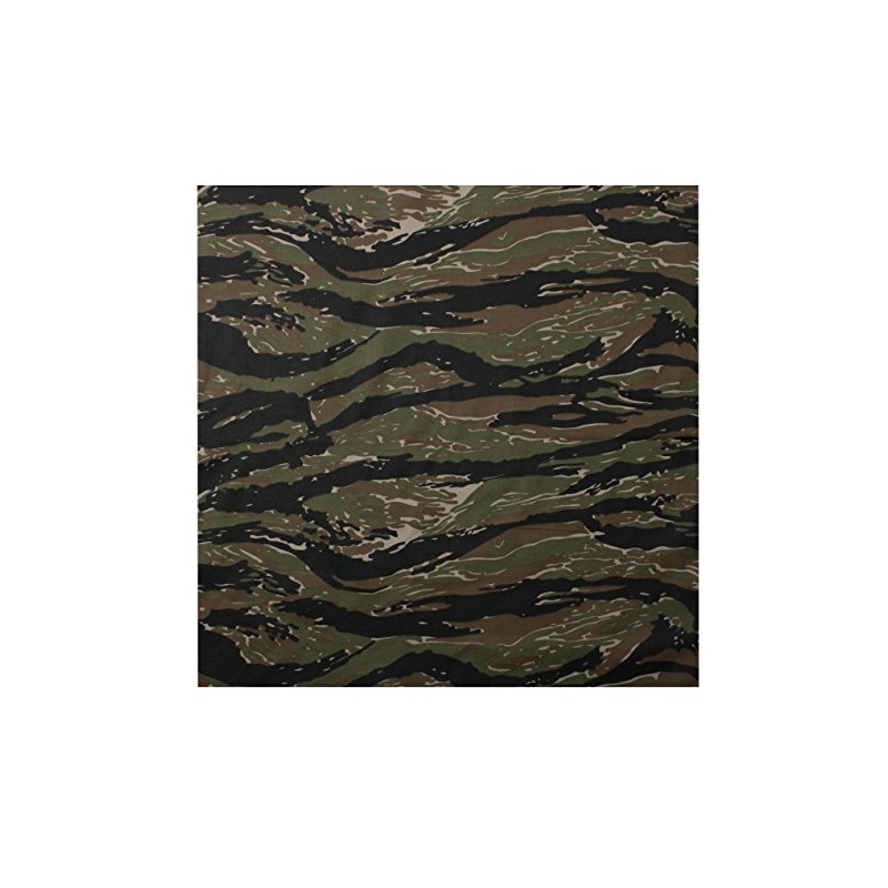 Rothco Classic Camo Bandana - 22" x 22" (Tiger Stripe