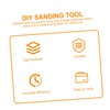 Operitacx Wooden Sandpaper Retainer Sandpaper Sanding Block Cork Backing Board