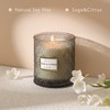 Sage & Citrus Scented Candles, Large Natural Soy Candle, 88