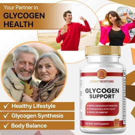 Sweet Restore (2 PACK) Sweet Restore Glycogen Support Capsules, Joint Support (120 Capsules)