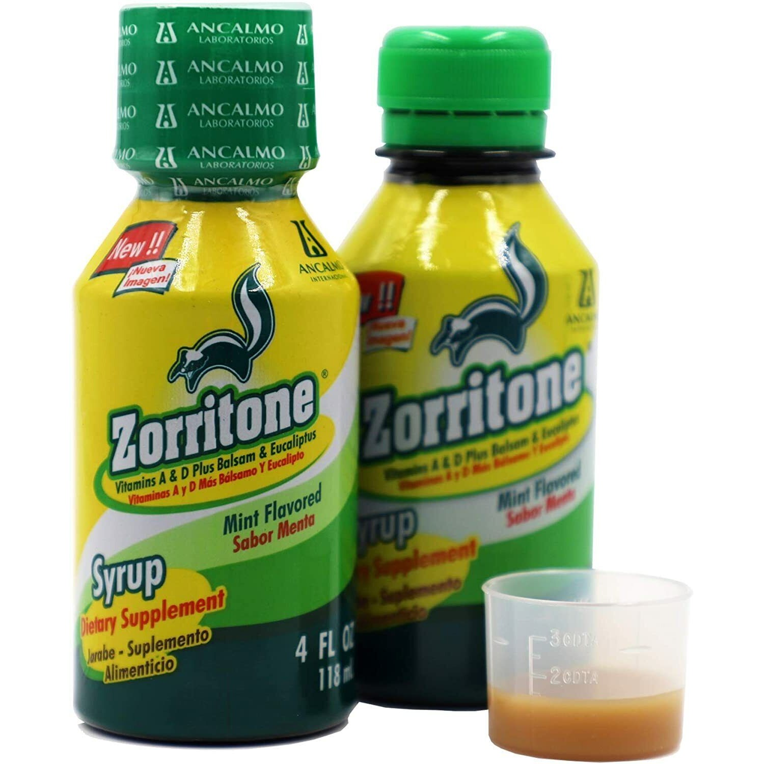 ZORRITONE SYRUP DIETARY SUPPLEMENT 4 OZ JARABE SUPLEMENTO ALIMENTICIO