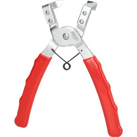 KS Tools 911.8182 Clip Pliers for Disassembly of Plastic Expansion Rivets, Impact Rivets and Clips, Angled
