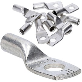 Pack of 10 Kalitec HR4-5 Standard Tube Cable Lugs 4 mm² M5 I without Viewing Hole I Made in Germany