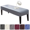 HFCNMY Bench Covers for Dining Room,Waterproof PU Dining Bench Cover
