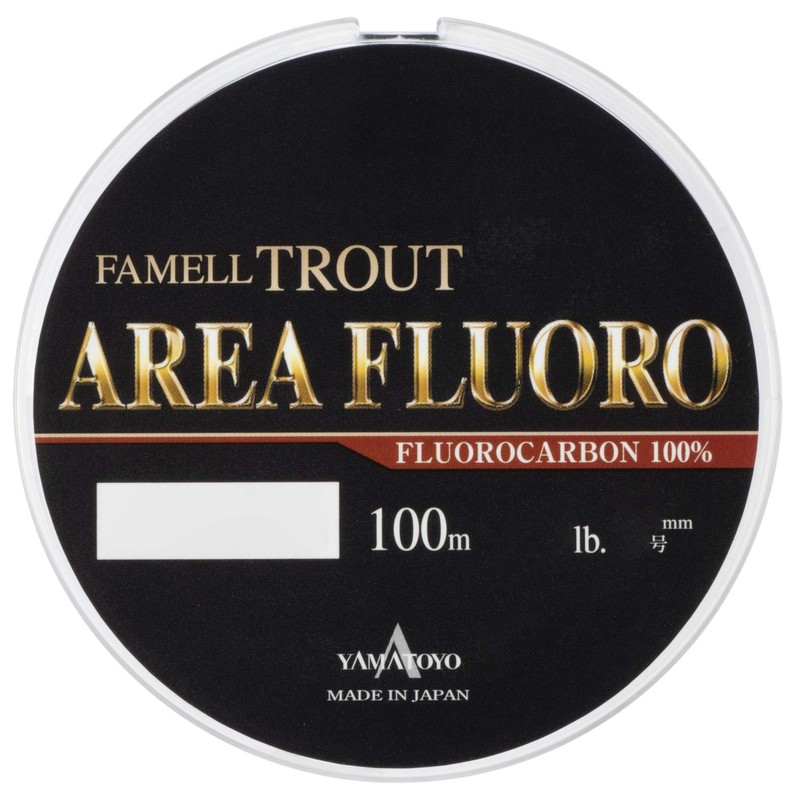 YAMATOYO Fluorocarbon Line, Famel Trout Area Fluoro, 100 m, No.