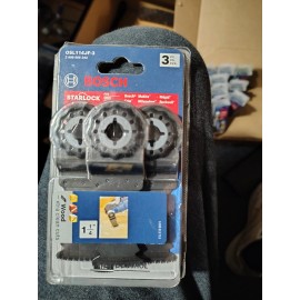 BOSCH OSL114JF-3 OSCILLATING CUTTING BLADES For Wood New Pack Of 3