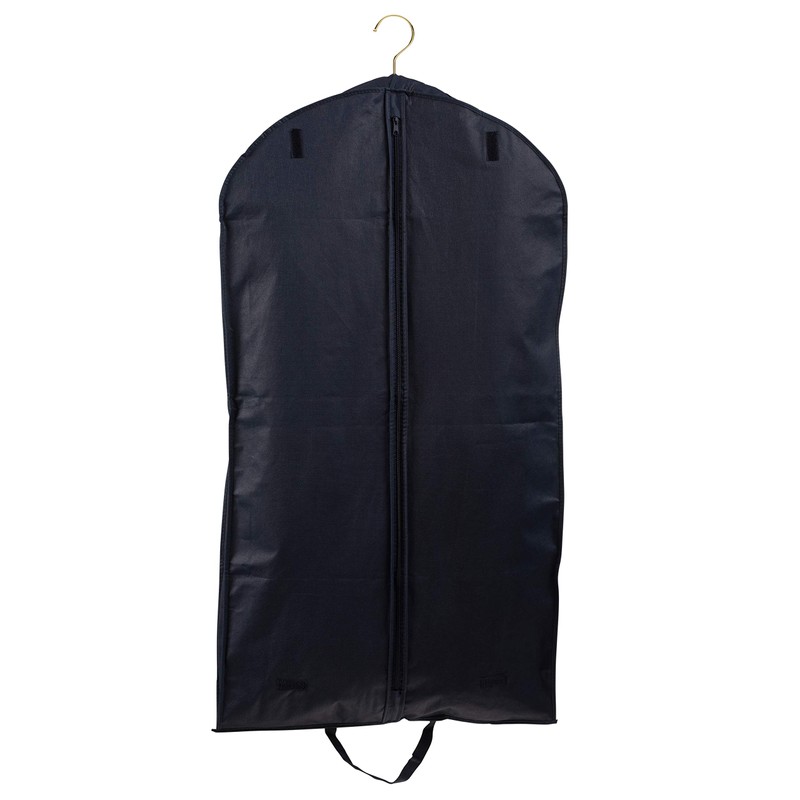 Tuva Breathable Fur Coat/Suit/Dress Garment Bag 45", Black, with Handles