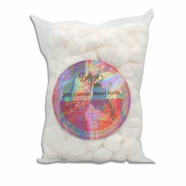 Belleza Point 100% White Pure Cotton Super Soft Pack of 200