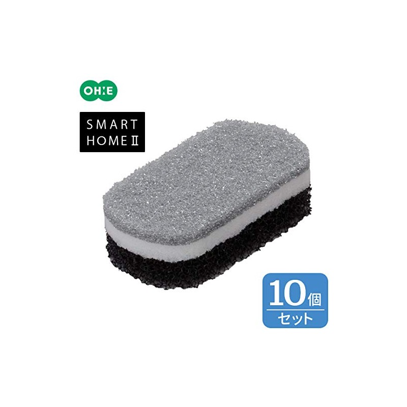 OHE Kitchen Sponges Smart Home 2 Triple Sponge (Black) |