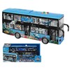 Children's Sound Aqua Double-Decker Bus 1P Light Pull-Back Toy Toy