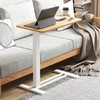 FLEXISPOT Mobile Standing Desk with Wheels Pneumatic Laptop Desk Rolling