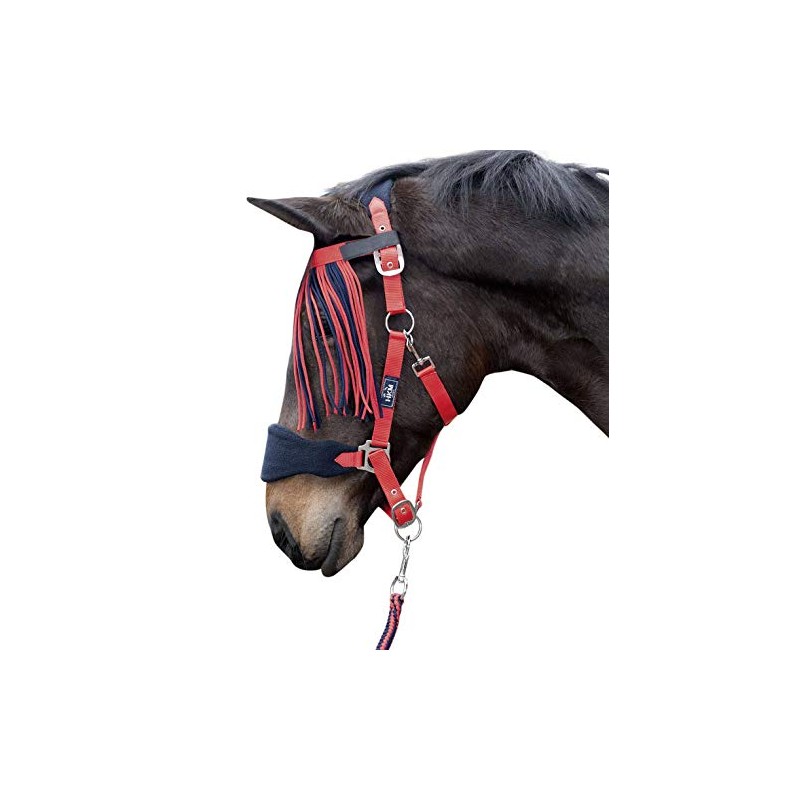 HKM, Horse Halter Set, Lead Rope, Fly Fringe, Knitted, 180