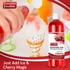 Concession Essentials -Cherry Snow Cone Syrup – Classic Cherry Flavor,
