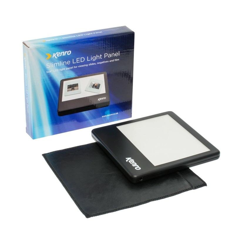 Kenro Slimline LED Light Panel for Viewing Slides and Negative