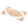 MUXSAM 5Pcs Wood Appliques Onlays Decorative Furniture Appliques, Unpainted DIY