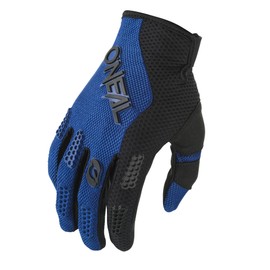 O'NEAL | Bicycle & Motocross Gloves | MX MTB FR Downhill | Fit Breathable Material | Element Youth Glove Racewear V.24 | Adult | Black Blue | Size L