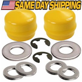 HD Switch (2 Kits) Front Wheel Axle Hardware fits John Deere GX10059 M143338 + HUBCAPS