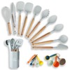 Bebiger Kitchen Cooking Utensils Set, 19 pcs Non-Stick Silicone Cooking