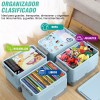 WEHOGAR Caja De Almacenamiento Plegable Para El Hogar Con Tapa