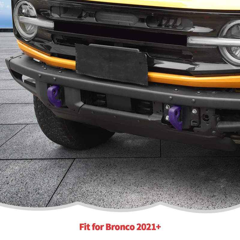 RT-TCZ Tow Hook Covers Bumper Tow Hook Covers Rubber Protector