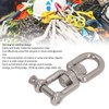Double Jaw Shackle Professional Heavy Duty 304 Stainless Steel Rolling