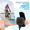 Retevis Walkie Talkie Headset with Boom Mic D Shape Double
