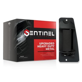 S Sentinel Parts Outside Exterior Door Handle Rear Extended Cab Compatible with 1999-2007 Silverado GMC Sierra 1500 2500 3500 Pickup (Rear Driver Left, Metal)