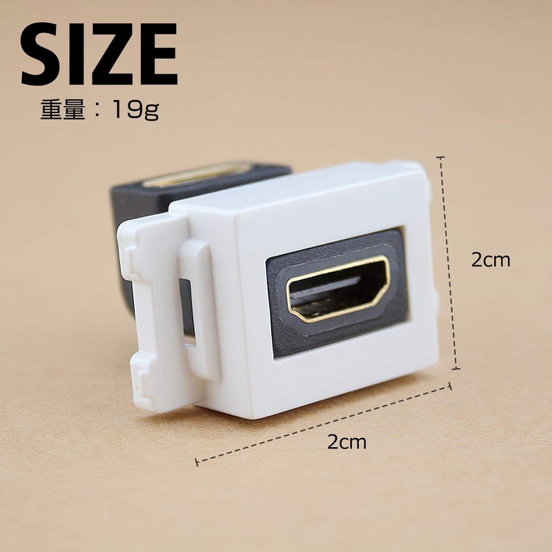 Felmore Wall Plate HDMI Attachment Wall Plate with HDMI Port,