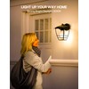 Eastiya Dusk to Dawn Sensor LED Outdoor Light Bulb, Warm