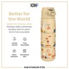 Ion8 Lightweight Steel Water Bottle, 600 ml/20 oz, Non-Insulated, Leak