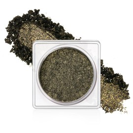DE'LANCI Glitter Eyeshadow Black Glod, Cream Eyeshadow Black Glod, Highly Pigmented, Long-Lasting, Metallic Eye Make-Up, Vegan #01