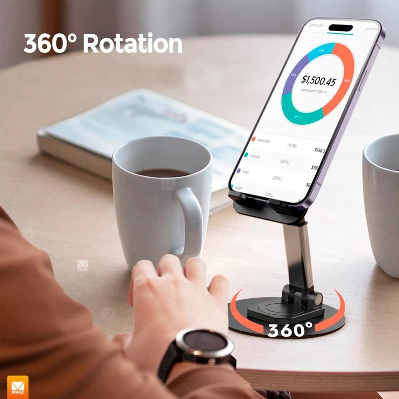 Maíz Soporte Base Porta Sujetador Celular Escritorio Universal