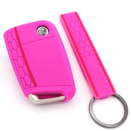 Finest-Folia VB Silicon Car Key Case for 3 Button Car Key