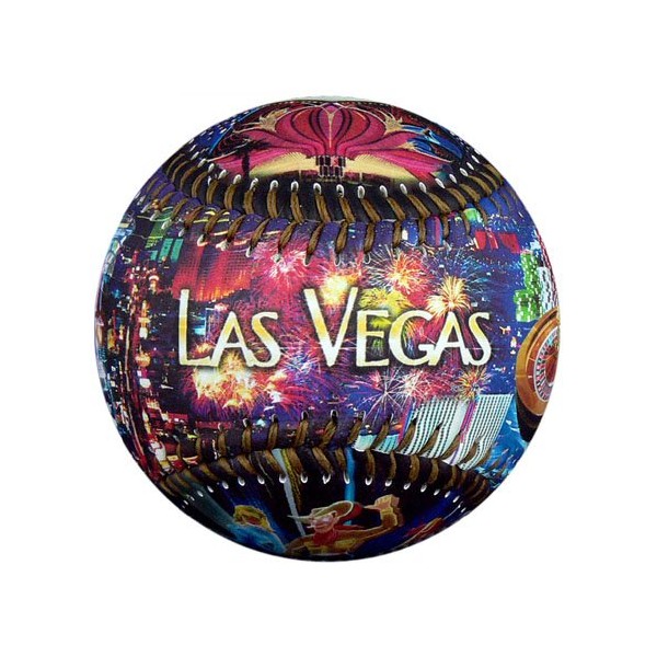 EnjoyLife Inc Las Vegas by Night Souvenir Baseball