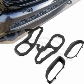 21ST For DODGE RAM 1500 DT Pair Tow Hook + Bezel Kit 2019-2020 2021 2022 2023 2024