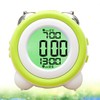 GRIRIW 1pc Double Mute Alarm Clock for Simple Stereo Design