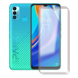 for Tecno Spark 7T Screen Protector Tempered Galss, KJYF [3 Pack] High Clear [9H Hardness] [Bubble Free] Screen Tempered Glass Protective Film for Tecno Spark 7T 6.52 Inch.