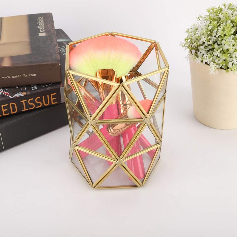 Makeup Brush Holder, Nordic Style Bucket Makeup Brush Storage Case