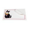 Caspari Caroling Cat Self-Adhesive Labels - 36 Count