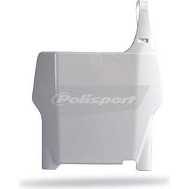 Polisport Front Number Plate White - Fits: Honda CR125R 2004-2007