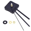 Ultnice Clock Mechanism, Silent Clock Accessory for DIY, Black