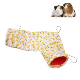 Ferret Cage Accessories, Polyester Tunnel Tube Corner Hide Easy to Fix Soft Cute Guinea Pig Rat Corner Tunnel Hideaway Bed for Small Pet(#2)